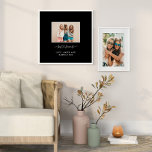 Pôster Bastante fofofofofofofoqueiro amigo<br><div class="desc">Coração,  fofo,  fotógrafo moderno,  melhores amigos,  simples e elegante dom de decoração caseira preto e branco.</div>