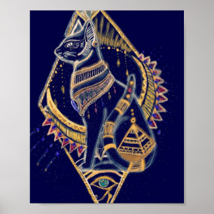Poster Bastet: Guardião dos Mistérios do Nilo