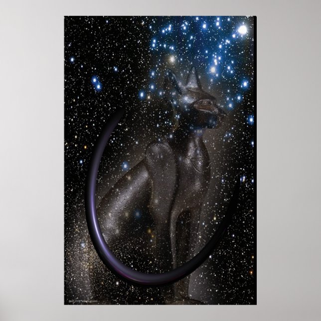 Pôster Bastet por Gregory Gallo (Frente)