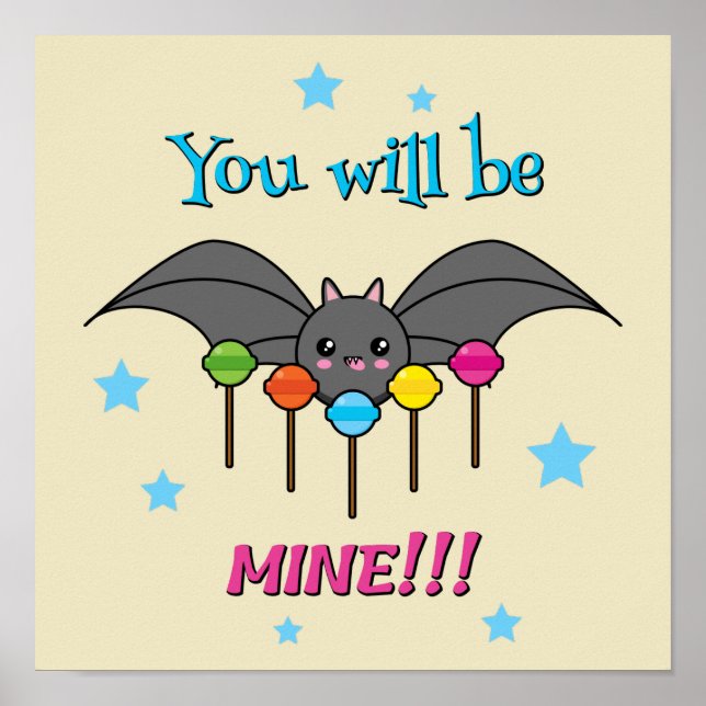 Poster Bat Craving Lollipops - You Will Be Mine (Frente)