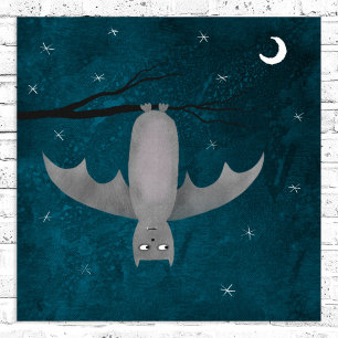 Poster Bat de Vampiro Bonito