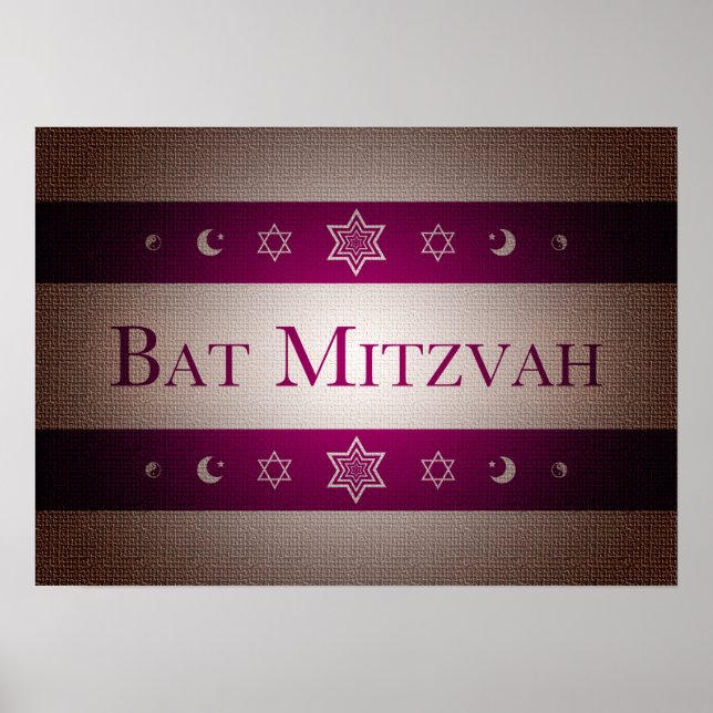 Poster Bat Mitzvah (Frente)