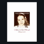 Poster Bat Mitzvah - Sinal de Conselho<br><div class="desc">Bat Mitzvah entra no conselho do partido. Personalize com sua foto e deixe seus convidados escreverem uma memória no dia especial. Obrigado por olhar para designs de comidas Feliz!</div>