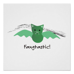 Pôster Bat Verde Fangtástico