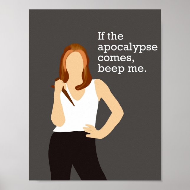 Poster bata a caçadora do vampiro se o apocalipse vier (Frente)