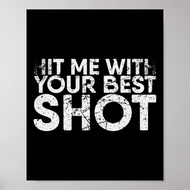 Poster Bata-Me Com A Sua Melhor Foto Para Jogador De Badm (Frente)