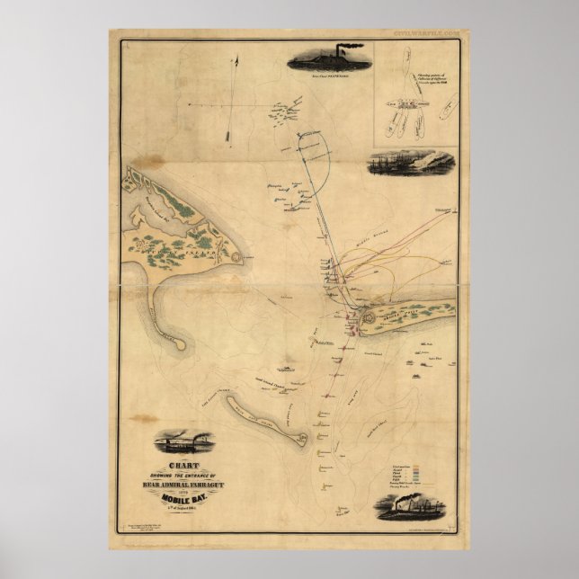 Pôster Batalha da Baía Móvel (Frente)