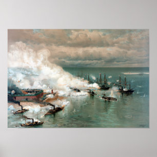 Poster Batalha Da Baía Móvel — Guerra Civil