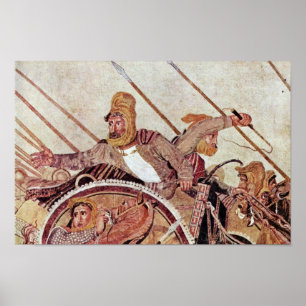 Pôster Batalha de Alexander por Meister Der
