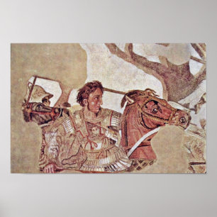 Pôster Batalha de Alexander por Meister Der