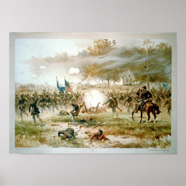 Poster Batalha de Antietam (Frente)