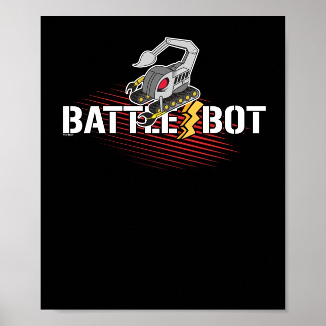 Poster Batalha de Bot Robot (Frente)