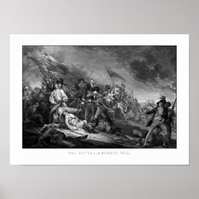 Poster Batalha de Bunker Hill (Frente)