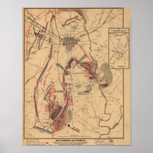 Poster Batalha de Gettysburg 14