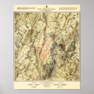 Poster Batalha de Gettysburg 15