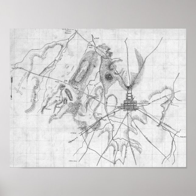 Pôster Batalha de Gettysburg 2 (Frente)