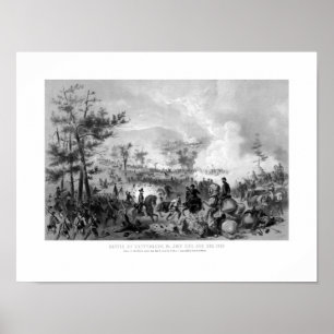 Poster Batalha de Gettysburg — Guerra Civil