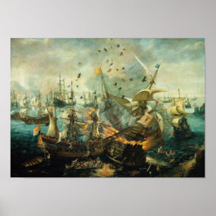 Pôster Batalha de Gibraltar
