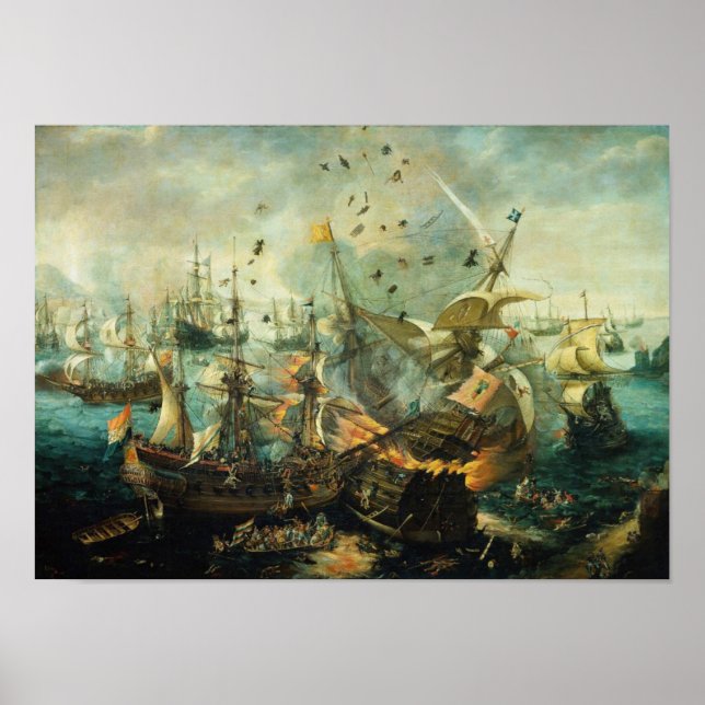 Pôster Batalha de Gibraltar (Frente)