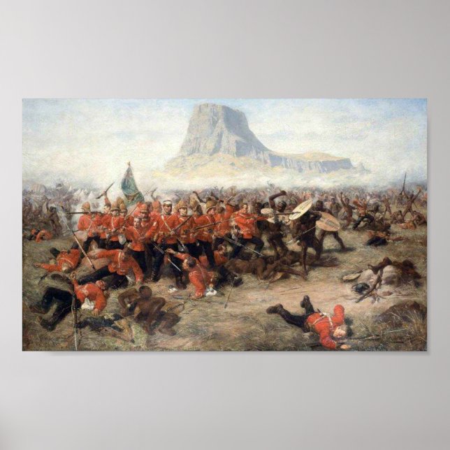 Poster Batalha de Isandlwana (Frente)