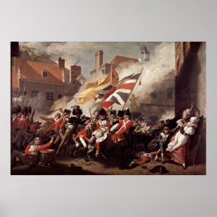 Pôster Batalha de John Singleton Copley do jérsei