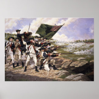 Poster Batalha de Long Island, Canvas Art