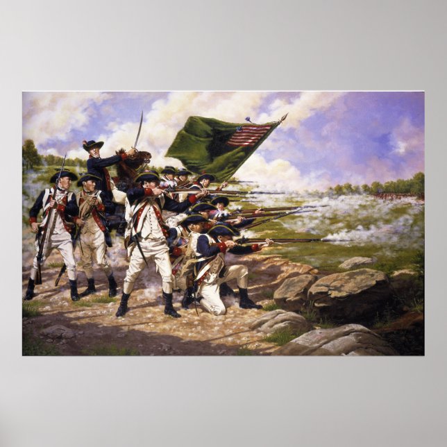 Pôster Batalha de Long Island por Domenick D'Andrea (Frente)