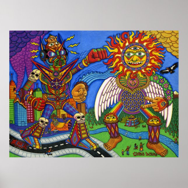 Pôster Batalha de Mente e Alma (Frente)