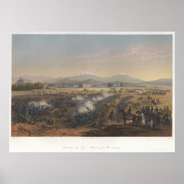 Poster Batalha de Molino del Rey (Frente)