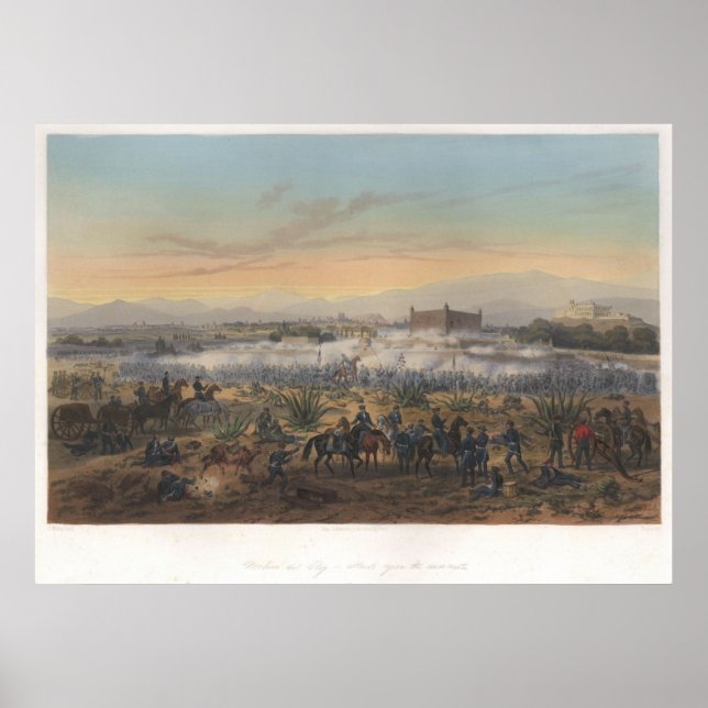 Pôster Batalha de Molino del Rey (Frente)