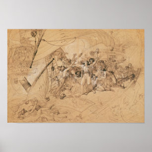 Pôster Batalha de naufrágio de Le Vengeur du Peuple de