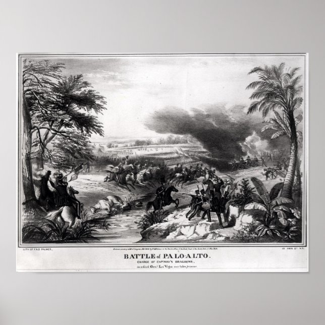 Pôster Batalha de Palo Alto (Frente)