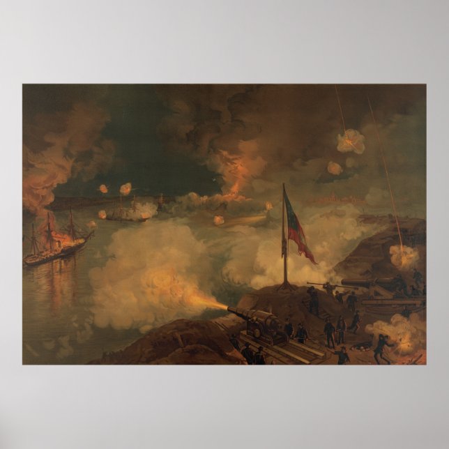 Pôster Batalha de Port Hudson (Frente)