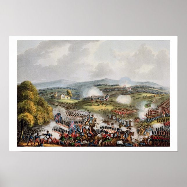 Pôster Batalha de Quatre Bras, 16 de junho de 1815, de "O (Frente)