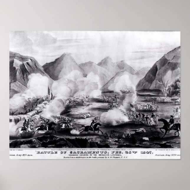 Pôster Batalha de Sacramento (Frente)