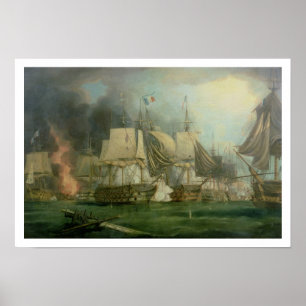 Pôster Batalha de Trafalgar, 1805