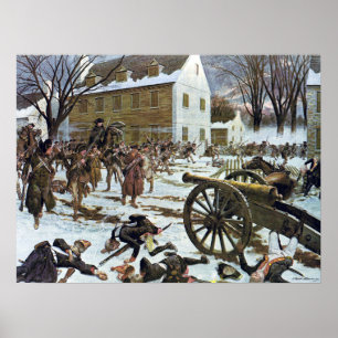Poster Batalha de Trenton por Charles McBarron
