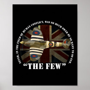 Poster Batalha Do Avião De Raf Britânico Despeja O Pouco