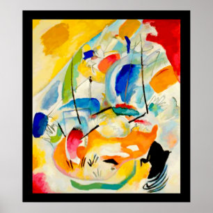 Poster Batalha do Mar de PixDezines Kandinsky 1913