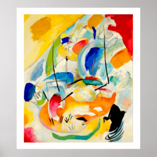 Pôster Batalha do Mar de PixDezines Kandinsky 1913