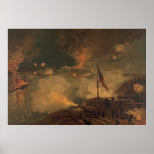 Pôster Batalha do porto Hudson