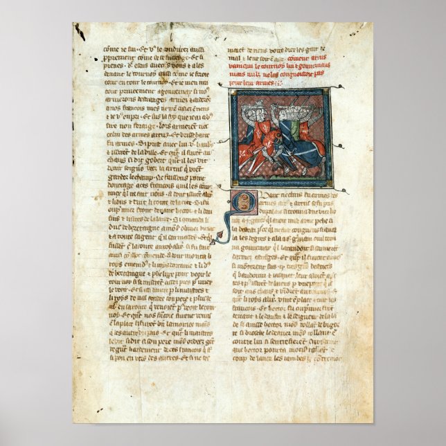 Poster Batalha entre cavaleiros, de Roman d'Artus (Frente)