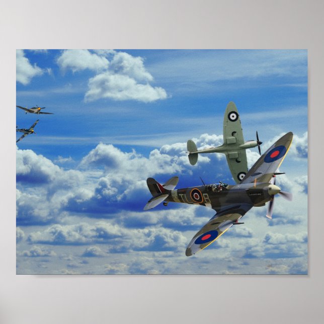 Pôster Batalha no céu (Frente)