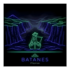 Pôster Batanes Ivatan Woman- Vakul Hat- Philippines