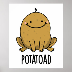 Poster Batata de Batata Engraçada Com Potatoad