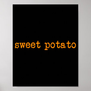 Poster Batata Doce E Batata Meio Grosseira 