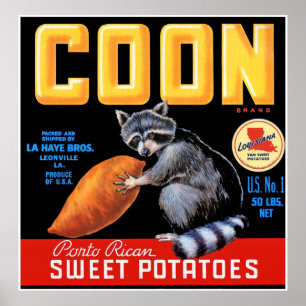 Poster Batata Doce Marca Coon