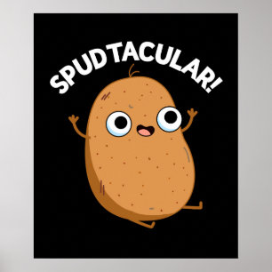 Poster Batata Engraçada Engraçada Espudtacular Torta Escu