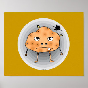 Poster Batata irritada