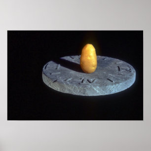 Poster Batata no sundial antigo